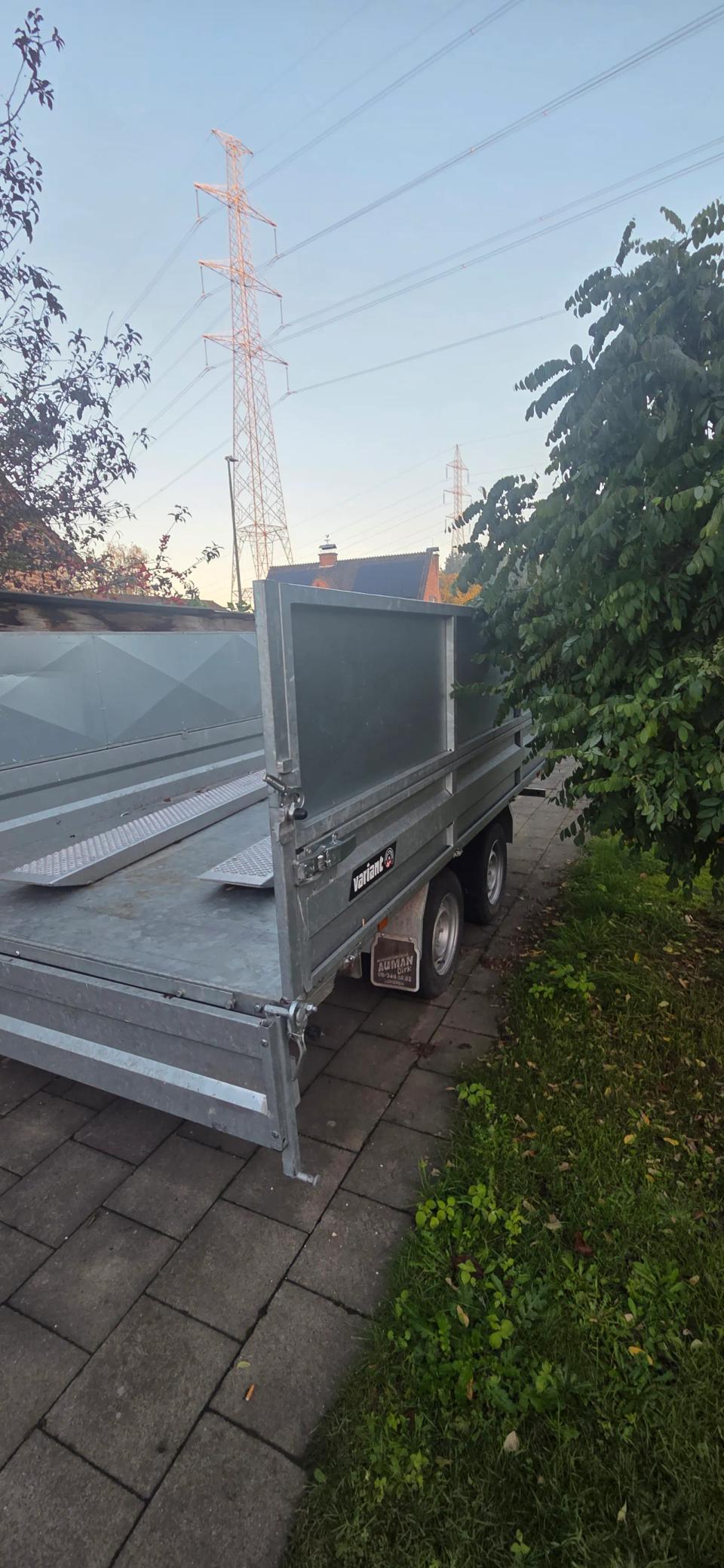 Aanhangwagen kipper