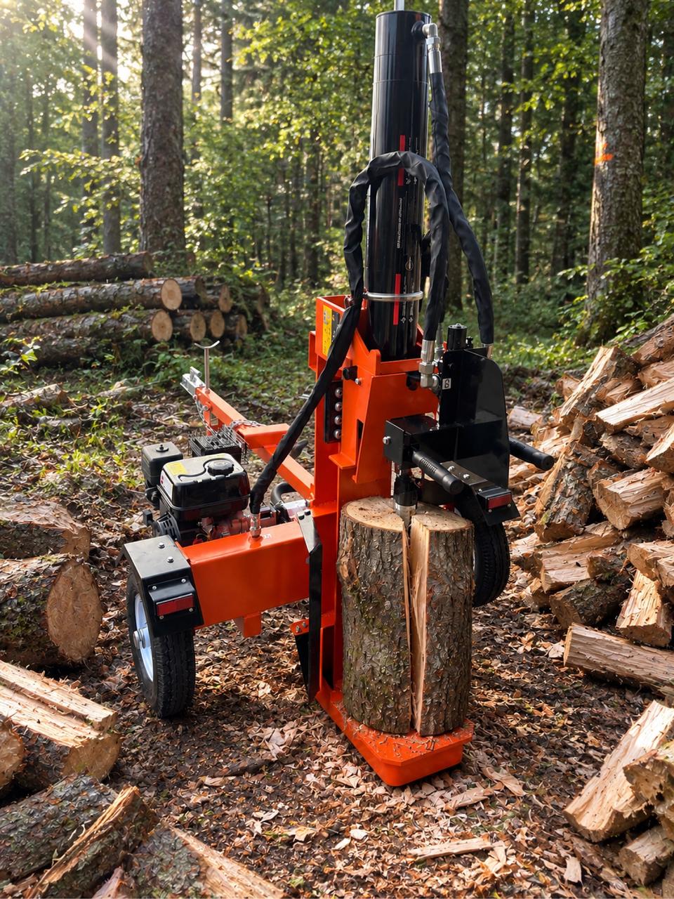 Hout Kliever op benzine
