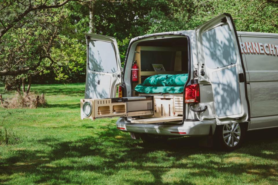 CampBoks kampeerbox voor bestelwagen (2 personen)