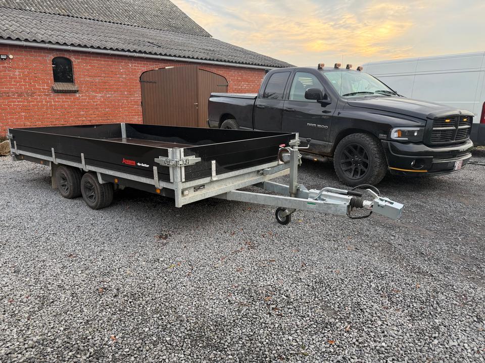 Aanhangwagen dubbelas geremd
