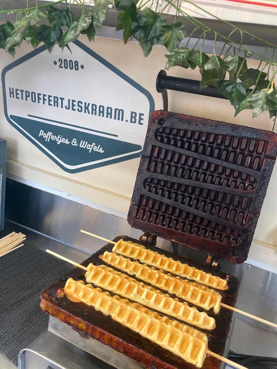 Wafelijzer lollywafels