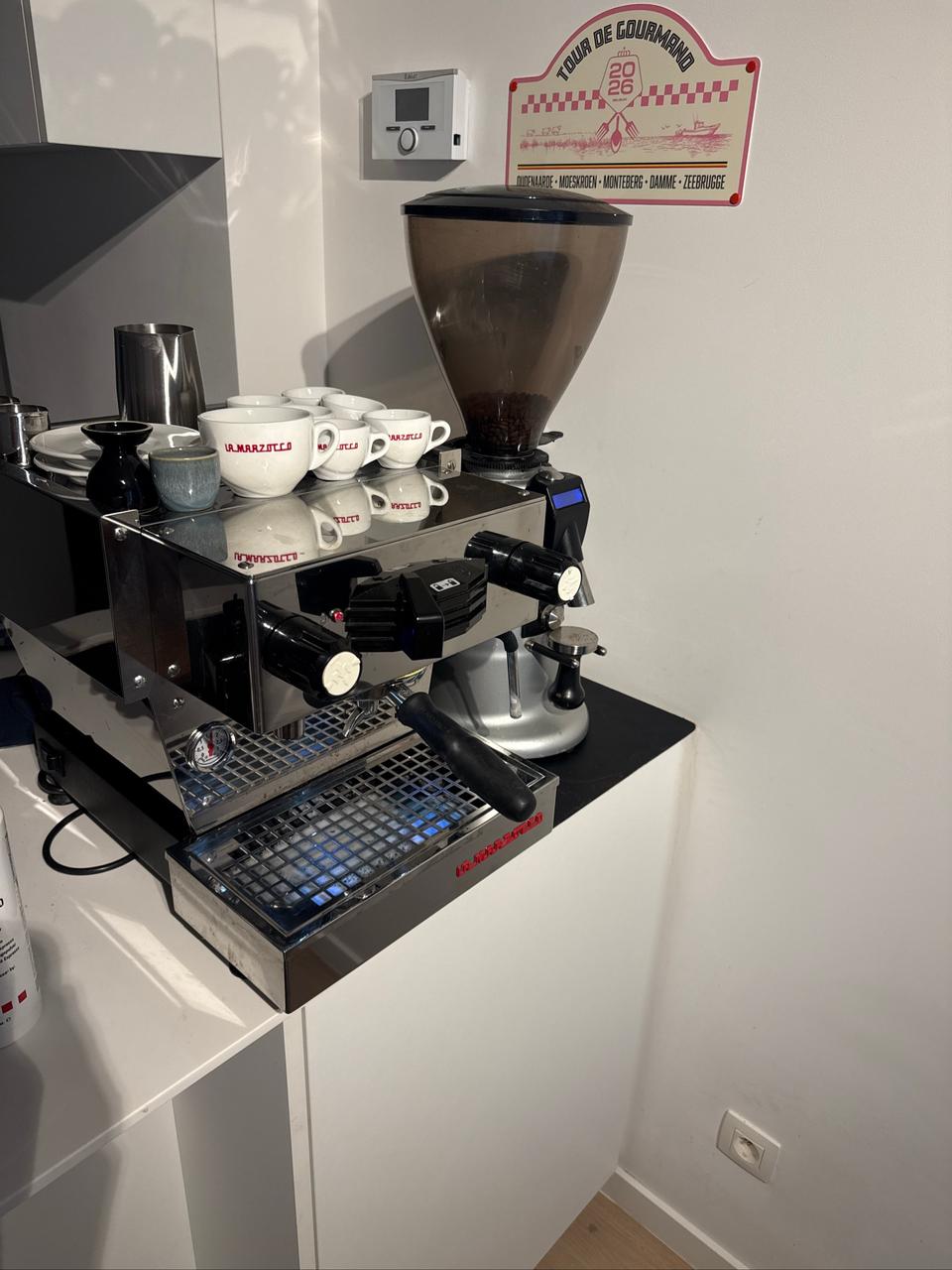 La Marzocco Linea Mini inclusief koffiemolen te huur