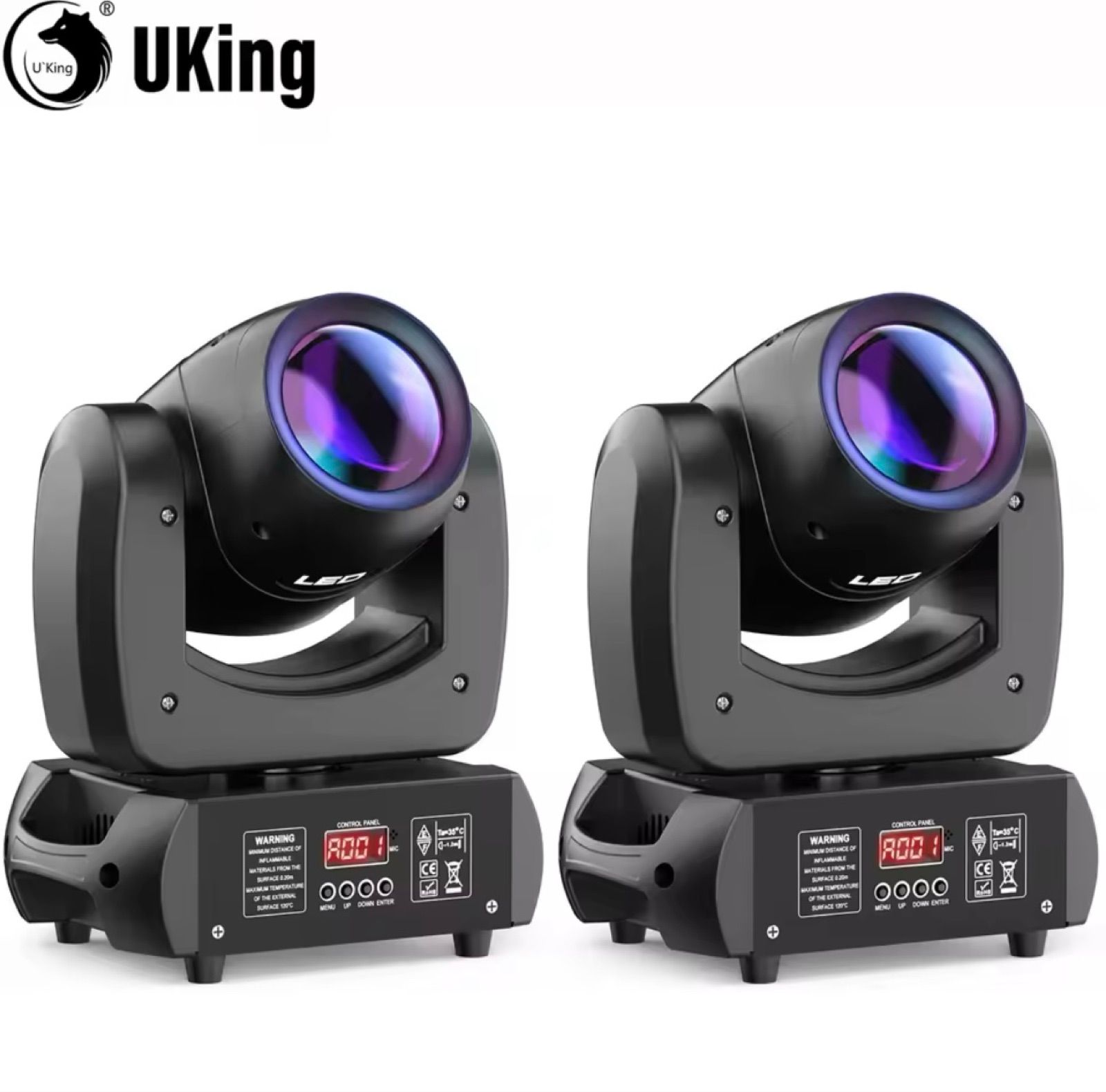 Moving head 2 stuks 100W