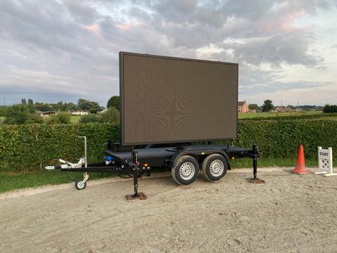 Ledscherm aanhangwagen
