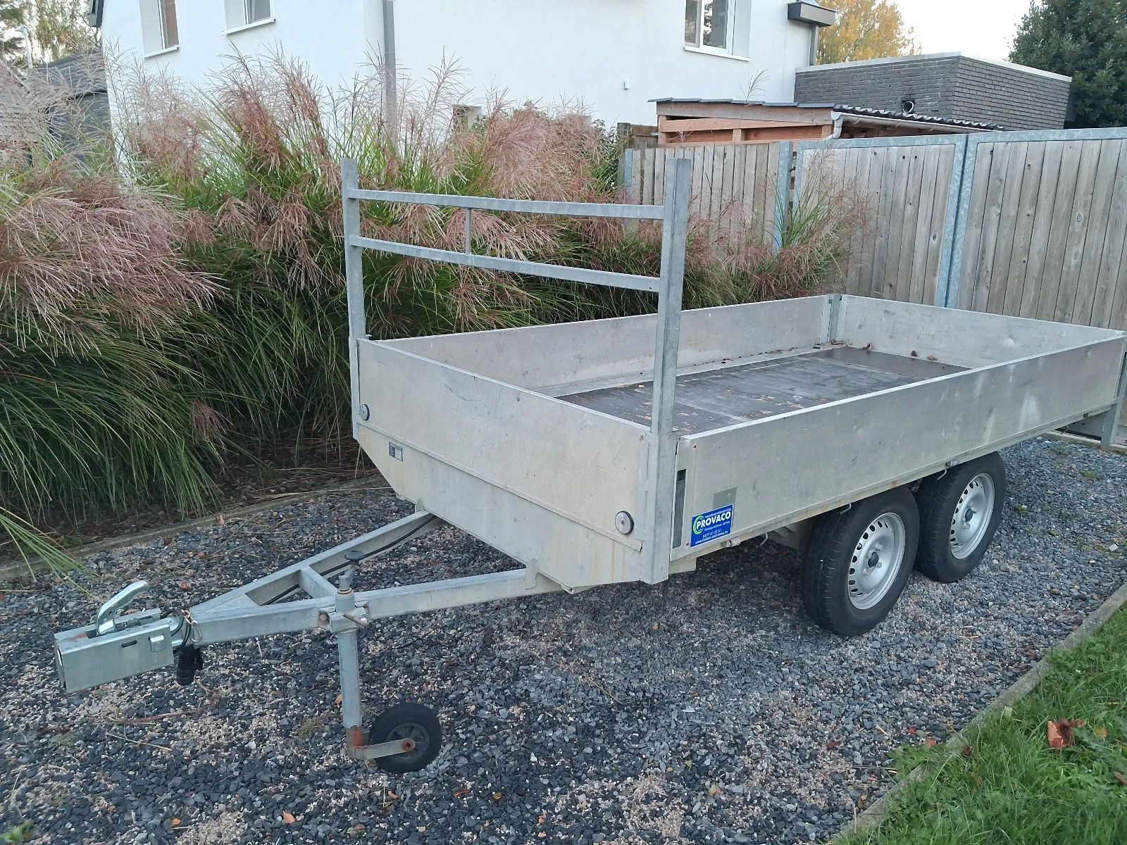Aanhangwagen (3m x 1m50) tot 750kg