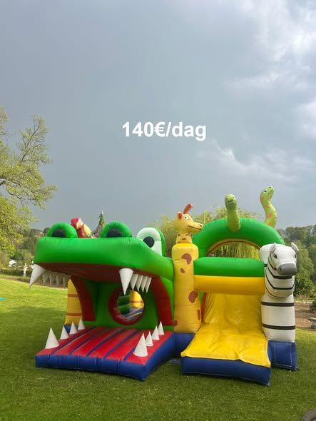 springkasteel krokostad