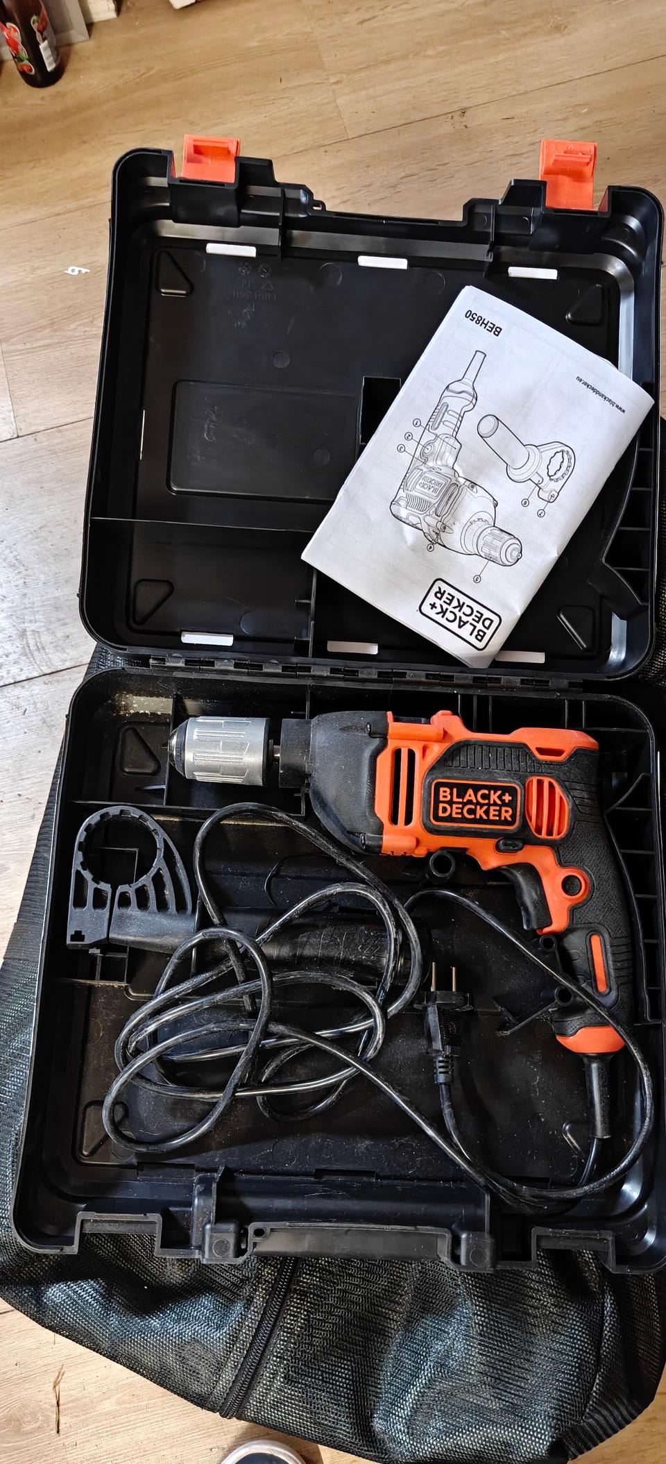 Klopboormachine black+decker