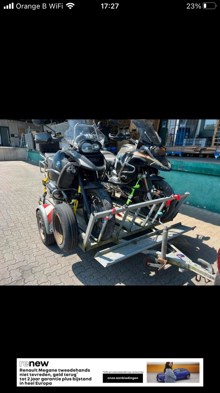 Motor-aanhangwagen