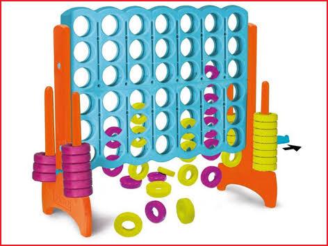 Reuzespelen (4 op een rij, KUBB, Jenga XL)