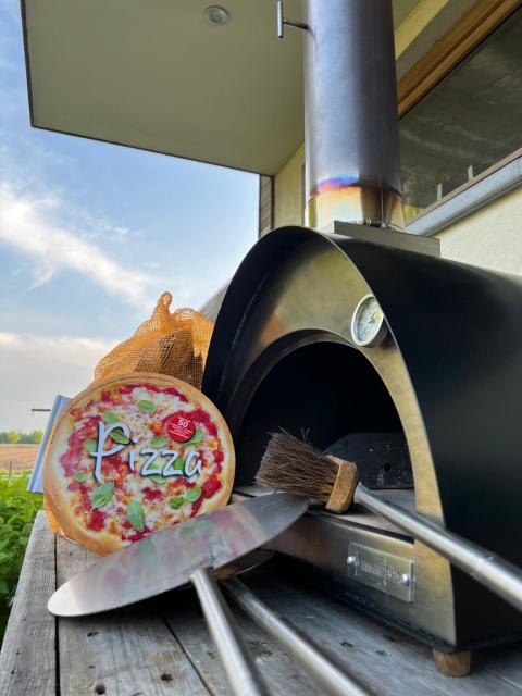 Houtgestookte pizza-oven