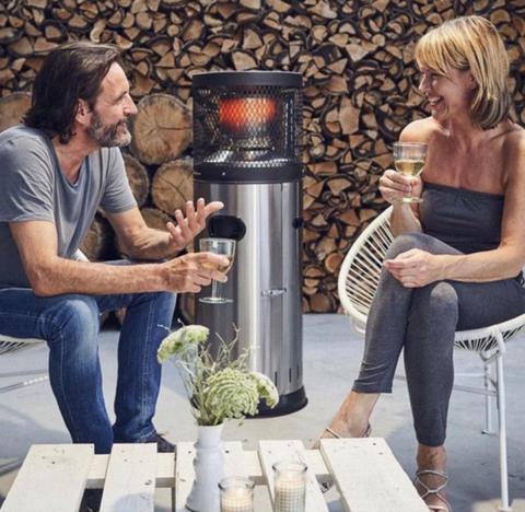 Gas terrasverwarmer RVS – exclusief gasfles