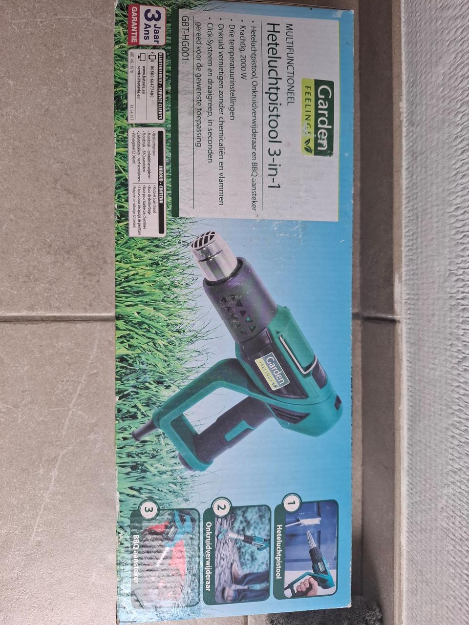 Heteluchtpistool 3 in 1