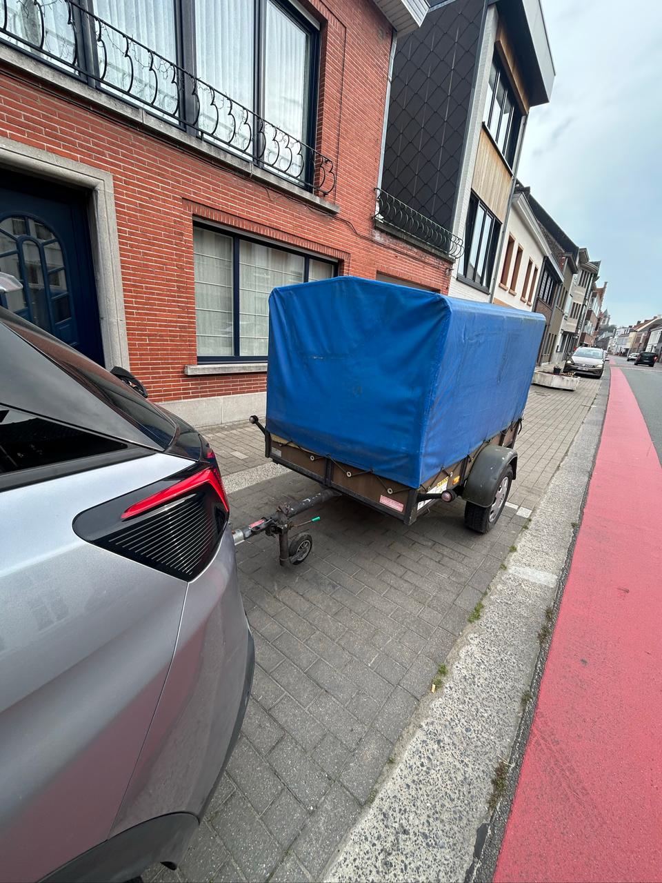 Aanhangwagen met zeil (waterdicht)