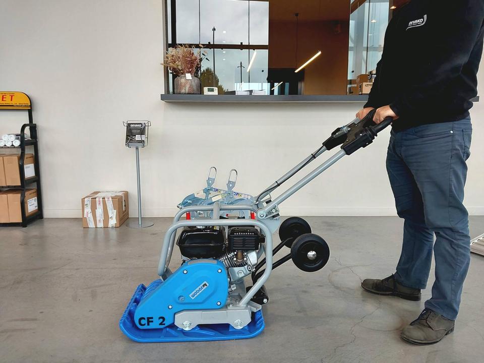 Trilplaat 85 kg Weber CF2 (benzine, Honda GX160)
