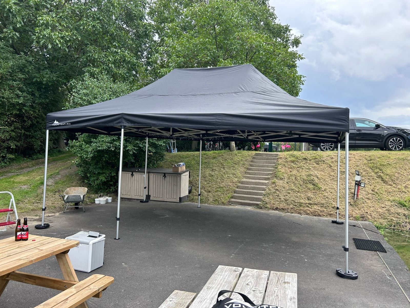 Partytent 6 x 4 m te huur – 24 m²