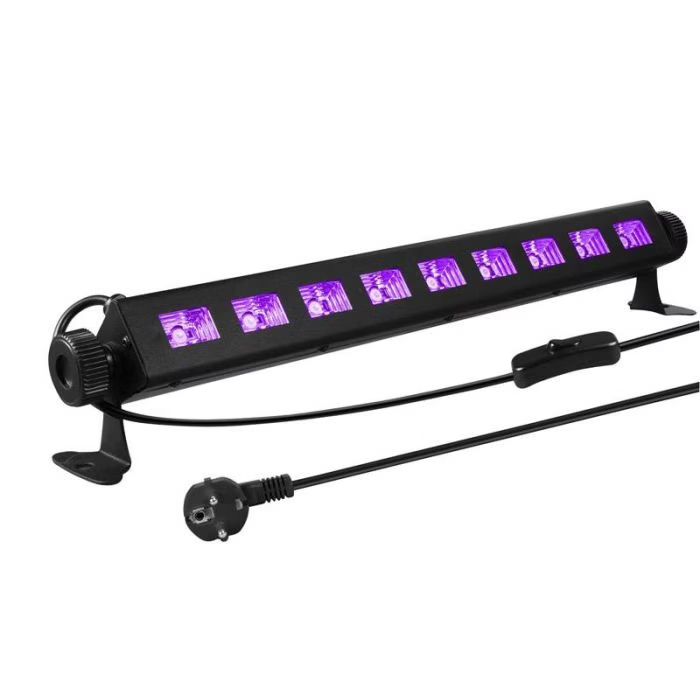 UV Blacklight bar 10 × 3W (IP44)