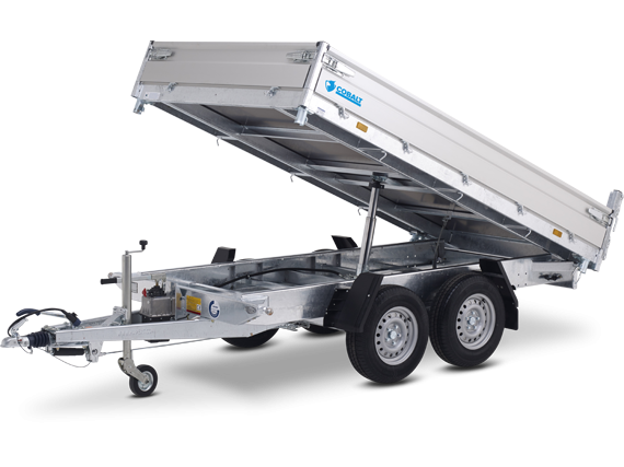 Elektrische kipaanhangwagen 3500 kg