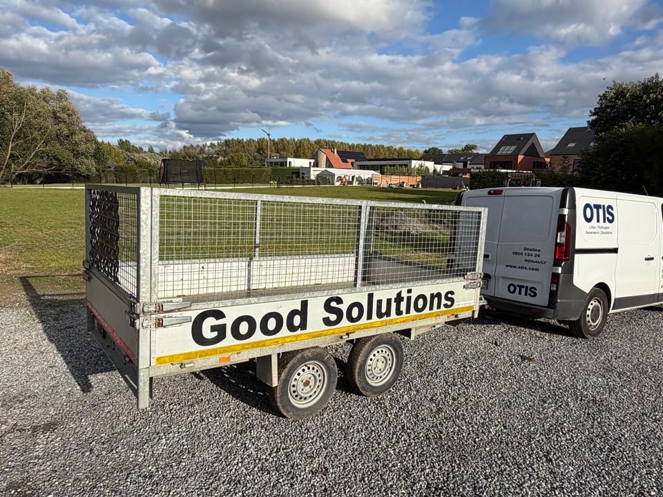 Trailer ongeremd 750kg 310cmx158cm