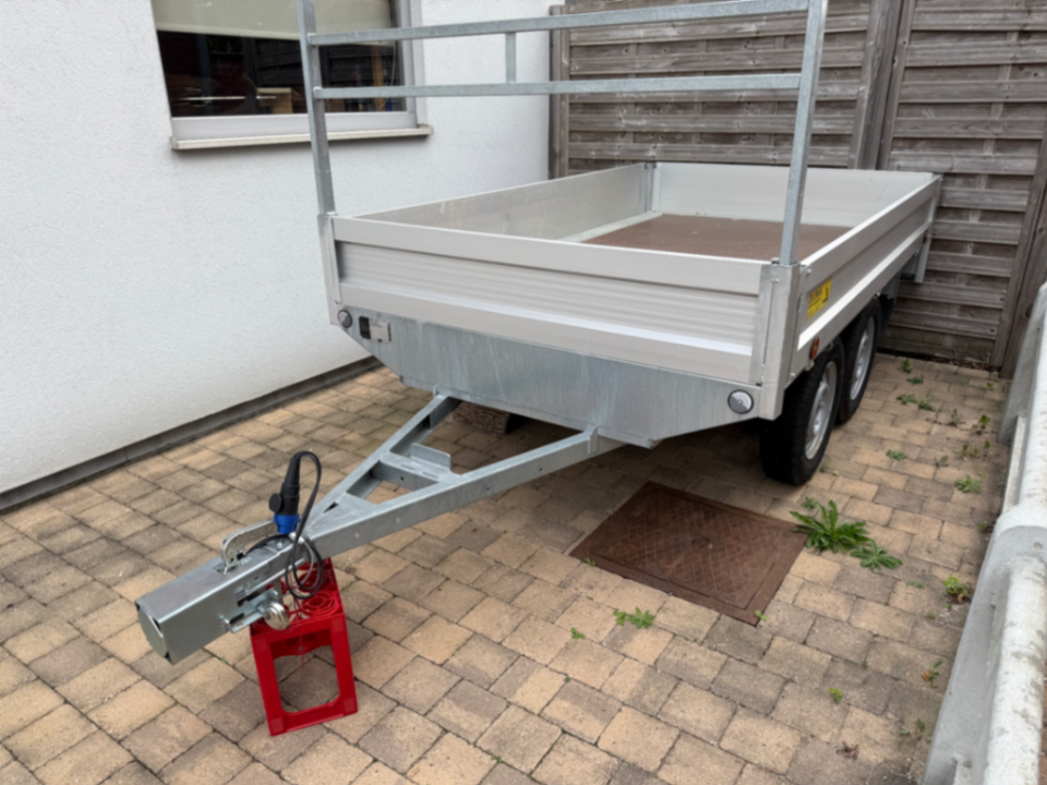 Aanhangwagen ALU dubbele as